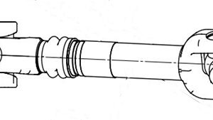 STELS Guepard 650 800 850 Kardanwelle vorn