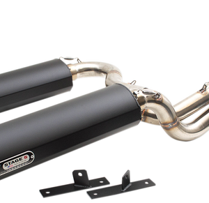 TRINITY RACING EXHAUST SCRAMBLER 1000 BLACK STAGE 5