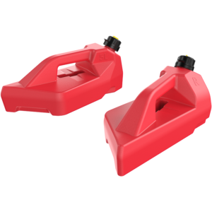 2x 5 LITER FRONTKANISTER FÜR CAN AM OUTLANDER SERIE 650 1000 ROT