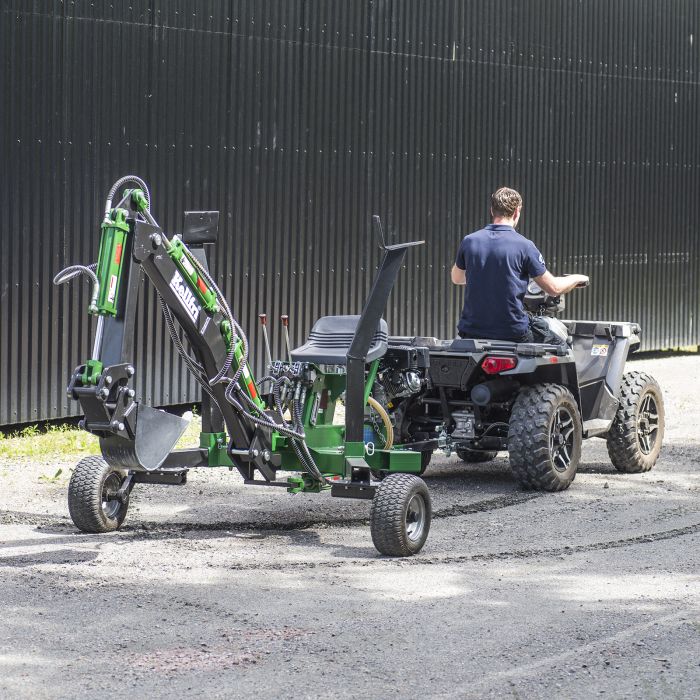 Vielseitiger ATV-Anbaubagger mit einer Grabtiefe von 204 cm – Bild 3