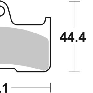 Bremsbeläge hinten CF Moto diverse Modelle