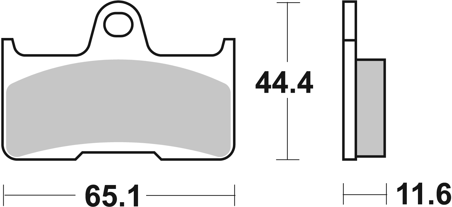 Bremsbeläge hinten CF Moto diverse Modelle