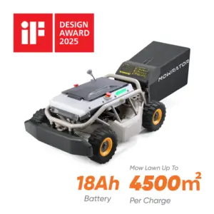 Mowrator S1 ferngesteuerter Rasenmäher Allradantrieb 85 % Steigung (Breitreifen-Edition)