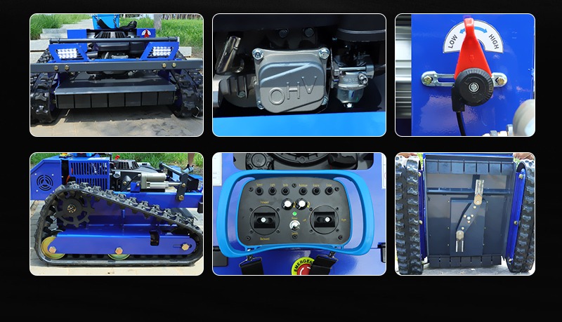 RC Mähraupe Mulcher Ferngesteuert Hybrid Antrieb AWY-550 – Bild 3
