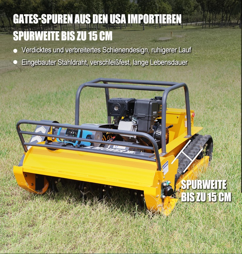 RC Mähraupe Mulcher 1000S Ferngesteuert Hybrid – Bild 3
